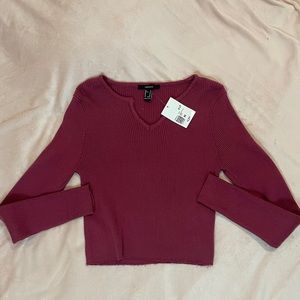 NWT cropped long sleeve